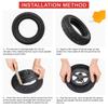 PaoWin 200x50 Solid Tires, 200x50 Scooter Tires, Compatible with 200x50 Electric Kick Scooters, PWT005