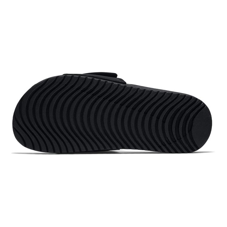 Nike Kawa Slip Resistant Abrasion Resistant Slippers Black White Kids' 819344-001
