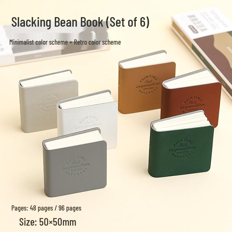 Blue Fruit Acrylic Cardstock Drawing & Doodling Mini Watercolor Pocket Book with Thickened Blank Pages