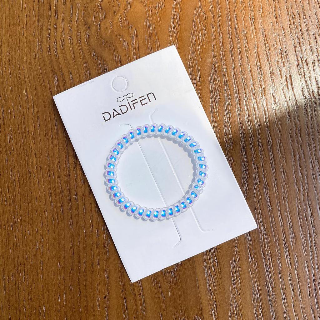 High Quality Hair Scrunchie Telephone Wire Elastic Hair Bands  Color Women Girls Headwear Hair Accessories