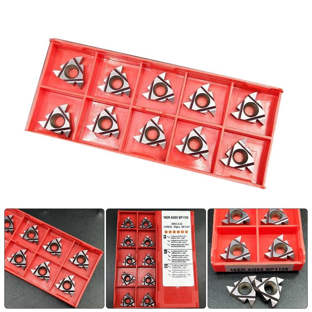 MMT16ER AG55 BP1125 Indexable CNC Carbide Threading Inserts Left for SER Holder
