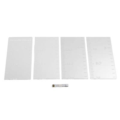 Growth Chart Mirror for Kids Shatterproof Acrylic Wall Adhesive Height Ruler Mirror Height