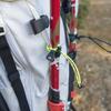 2Pcs Small Bungee Cord Elastic Rope Lanyard Elastic Cord Hiking Poles Holder Strap for Mountaineering Climbing