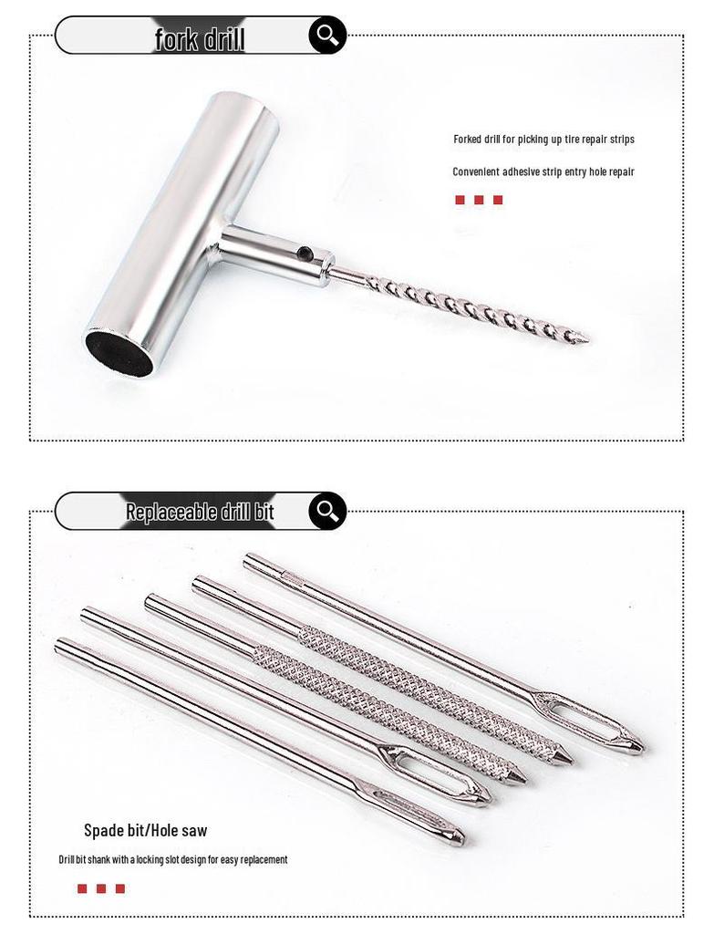 Cross-Border Cloth Bag Tire Repair Kit - 24/46/62 Pieces for Quick Emergency Tire Fixes, Travel Essential