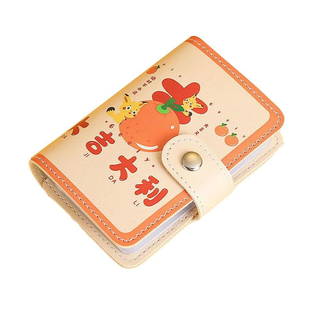 Multi-Card Space PU Leather Cartoon Card Bag Credit Card Holder Key Holder Driver License Holder
