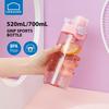 LOCK&LOCK Mermaid Line Sports Water Bottle with Scale