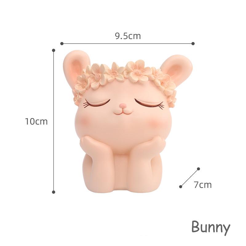 1 Stück Niedlicher Tier-Pflanztopf für Sukkulenten, Luftpflanzen, Kreativer Behälter für Blumenarrangements für Küche, Wohnzimmer, Schlafzimmer, Heimdekoration