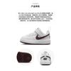 Nike Court Borough Low Top Toddler Shoes White Red Infant And Toddler DV5458-112