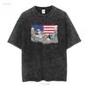 Mount Rushmore Präsidenten Bier trinken T-Shirt Amerika USA Flagge South Dakota Denkmal Patriotischer Trinker 4. Juli Vintage