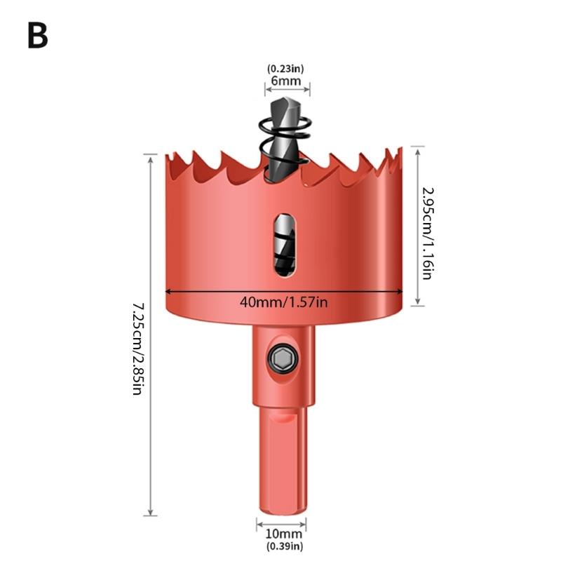 M42 Hole Sawing Drill Bit Cutter for Metal Iron Plastic Wood PVC Board Plasterboard Woodworking Hole Sawing Carpentry Tool