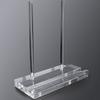 Clear Acrylic Display Stand with Stable Base for Photos Artwork Books and Decorative Items on Desktop or Tabletop