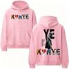 Kanye West Rapper Hoodies Telling Truth Is Crazy in A World Full of Lies Pullovers Unisex Harajuku Gothic Fashion Sweatshirts