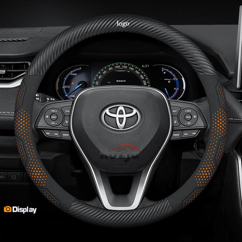 

Кожаный чехол на руль автомобиля для Toyota CHR RAV4 Corolla Highlander Prius Yaris Prius RAIZE RUSE Auris Camry Аксессуары