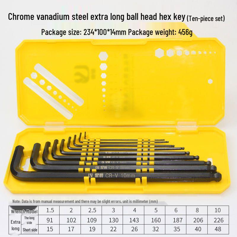 Multifunctional Hex Key and Torx Wrench Set