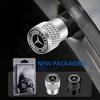4Pcs/Set Dustproof Anti-block Tyre Valve Stem Protective Caps Fit Mercedes-Benz C W202 W203 W204 E W221 Wheel External Decor ZK9
