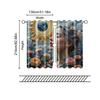 Filtering Curtains Excluding Rods Non Movable Without Batteries Earth Sun Goddess Use Bedrooms Living Curtain Set Of 2 Made Polyester Washable