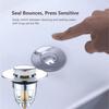 Universeller Waschbecken-Kern-Bounce-Abflussfilter, Badezimmer-Waschbecken-Stopfenstopfen
