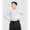 Gymshark Geo Seamless Long Sleeve T shirT whiTe lighT Grey A5a2c Wbdz
