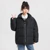 Collar Cotton-padded Jacket Loose Winter Short Padded Cotton-padded Bread Coat for Men and Women.