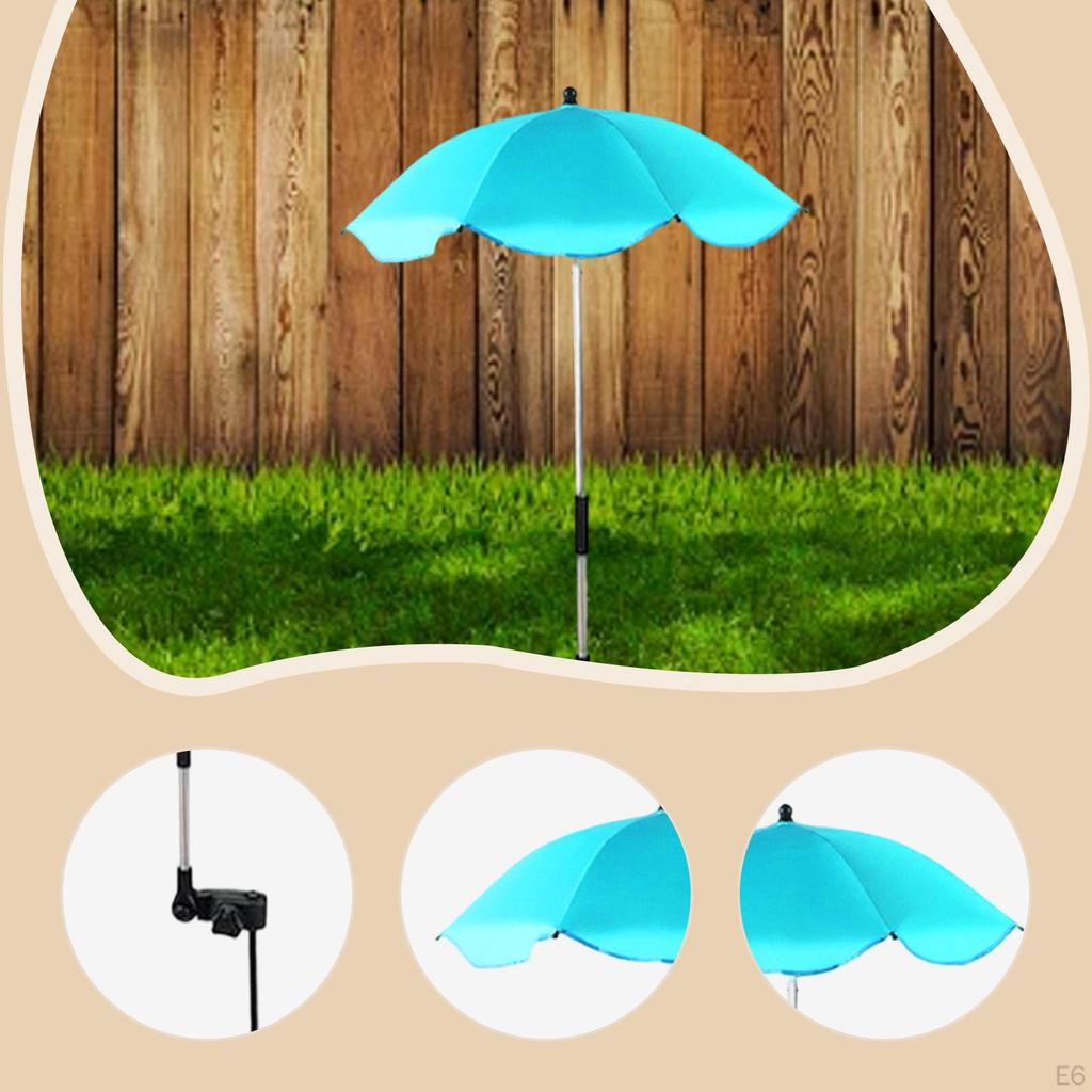 Parasol, Compact And Practical Shade Cover with Ground Stake, Ideal for Gardens, Flower Beds