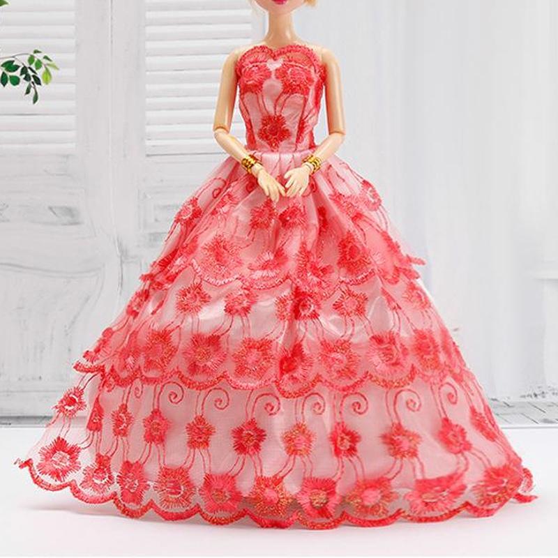 30CM Mini Puppe Sammlung Kleidung Mädchen Spielzeug 3D Große Augen BJD Prinzessin Volle Outfits Kleider Sammlung Kinder Puppe geschenk