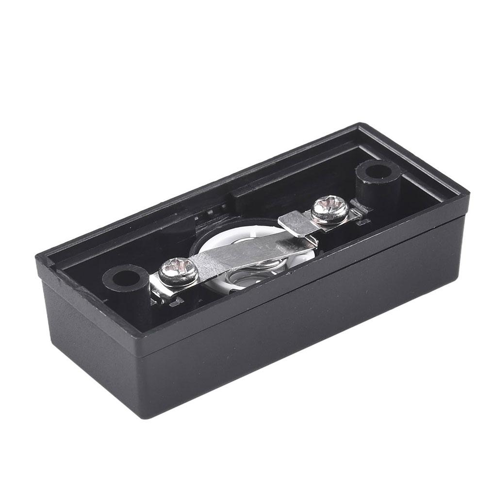 Sturdy Plastic Doorbell Switch Black Bell Decoration For Door Doorbell Push Button Replacement