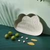 Creative Cloud Shaped Candy Snack Dry Fruits Plastic Plates Dishes Bowl Breakfast Tray Home Storage Kitchen Fruit Vegetable Tray