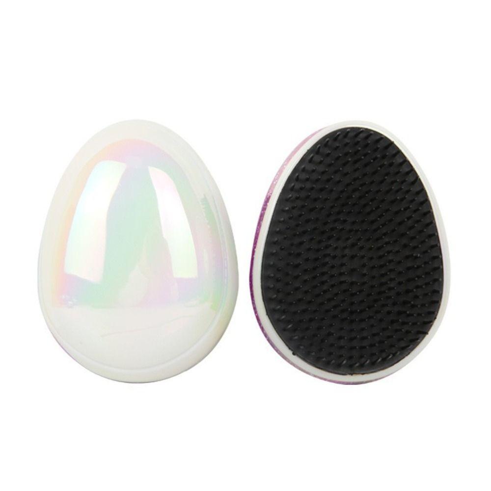 Hair Care Egg Round Shape Starry Sky Comb Anti-knotted Soft Scalp Massage Salon Hair Brush