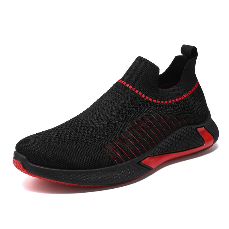 Quick Dispatch Manufacturer Cheap Men's Black Walking Shoes Sneakers Men's Running Sneakers