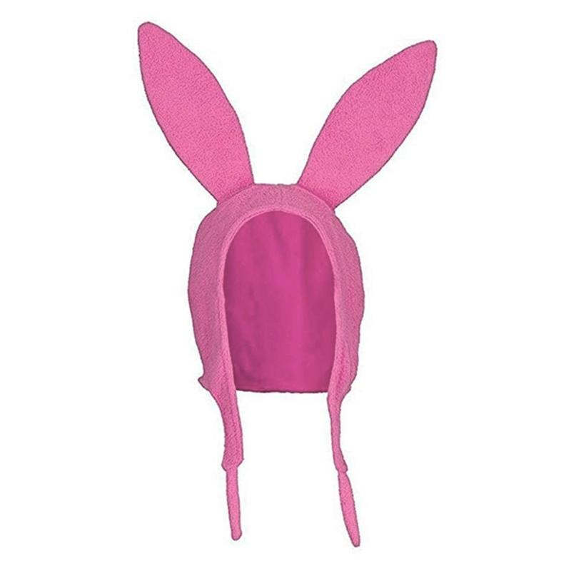 Cosplay Hat for Children Adult Windproof Foldable Winter Hat Cartoon Bunny Ear Shape Keep Warm Windproof Cycling Hat