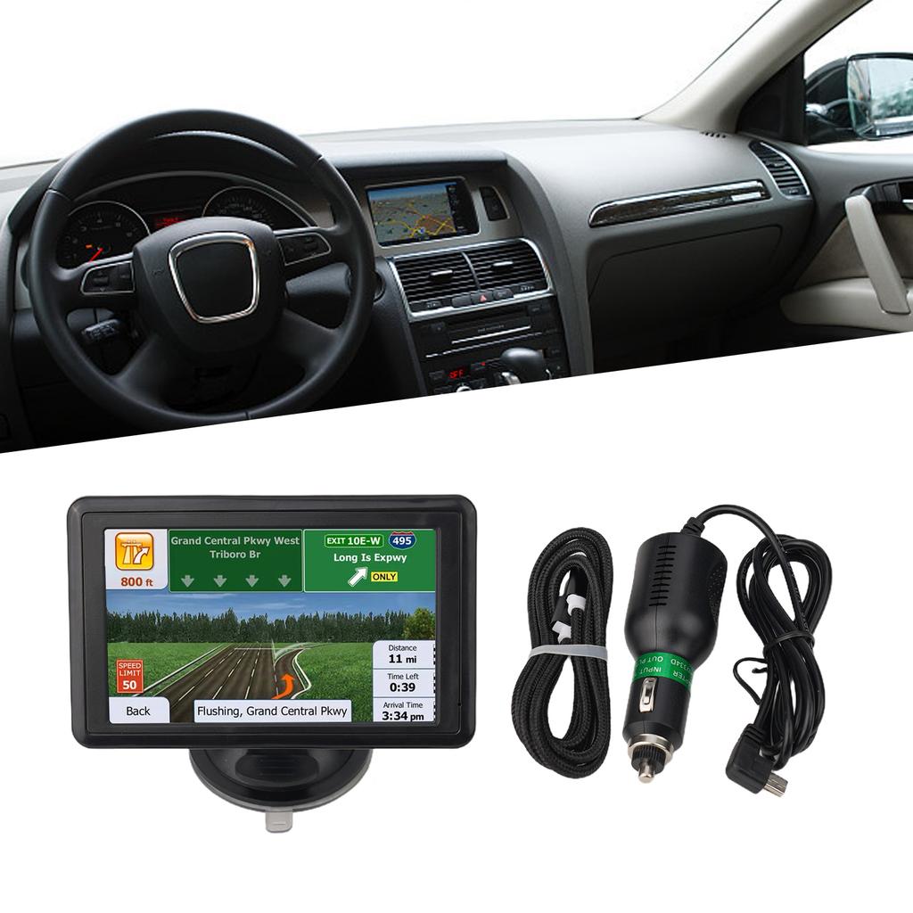 Audio Player For Driving For Navigation 5 Inch GPS Device 8GB GPS Navigator 800x480 Resolution MiniUSB 2.0 Connection