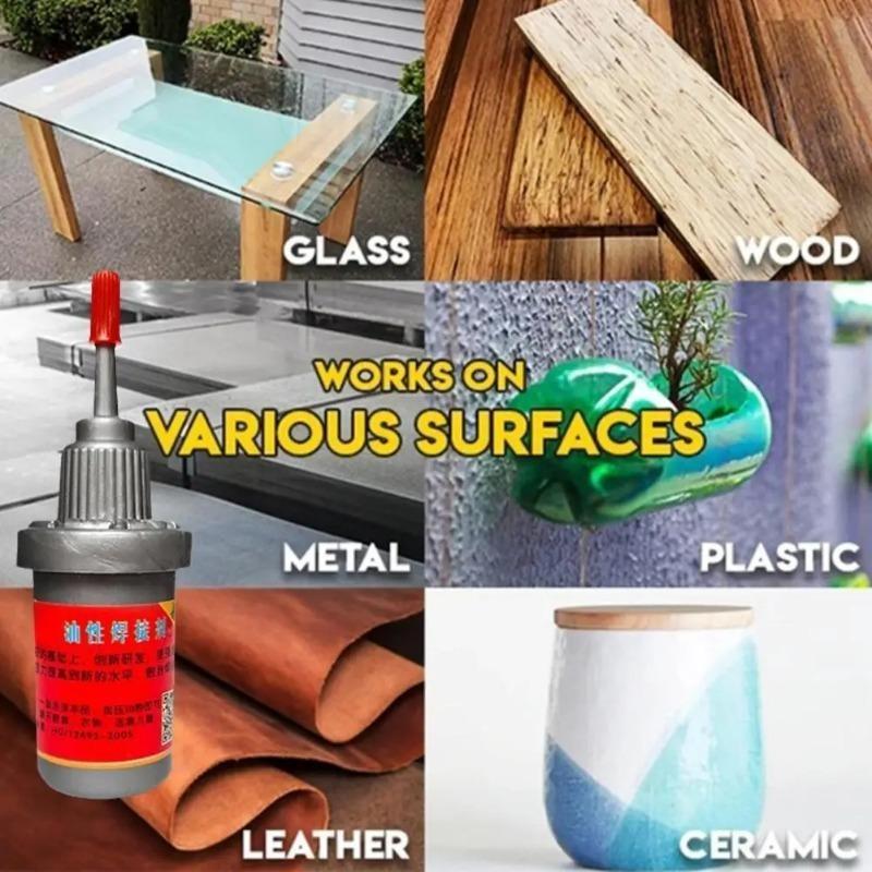 1/3/5pcs Welding High Strength Oily Glue Repair Glue Soldering Agent Household Extra Strong Glue  Multi Purpose Adhesive Super Glue
