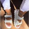 Summer Thick Sole Sandals for Women New Double Layer Thick Sole Outdoor Fashion Sandals Durable Anti Slip Slippers