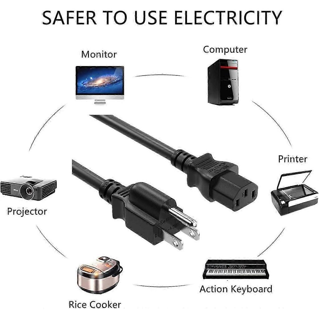 3ft Power Cord for Bose S1 Pro and S1 Pro+, UL Certified 3 Prong AC Cable with Fast Charging