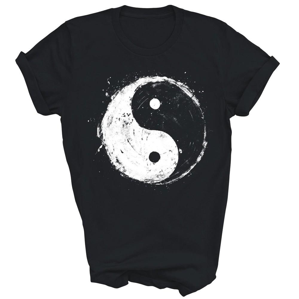 Китайская футболка унисекс с символикой Инь-Ян. Подарок. 3XL