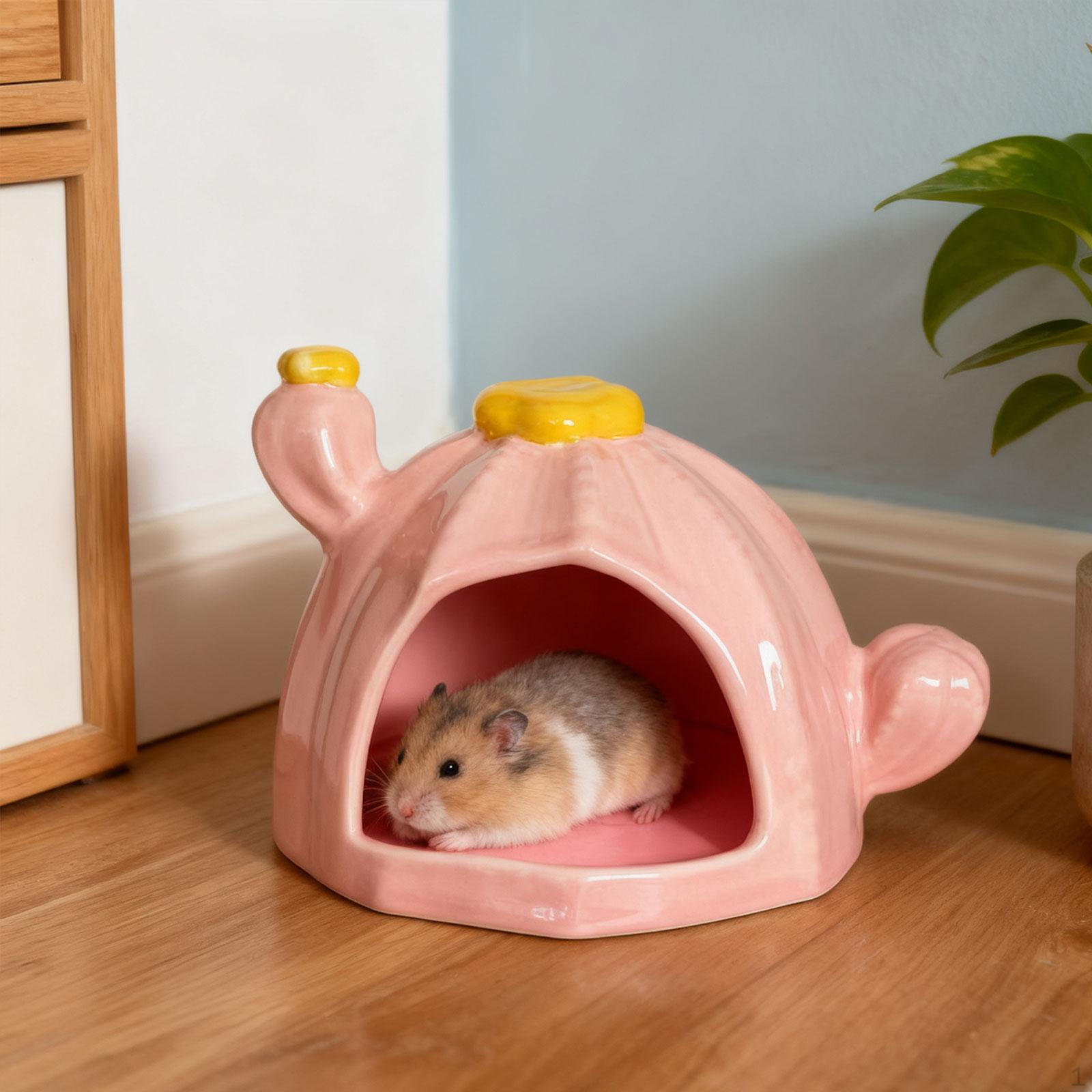 

Ceramic Hamster Bowl Creative Furniture Habitat for Dwarf Squirrels Chipmunk Supplies