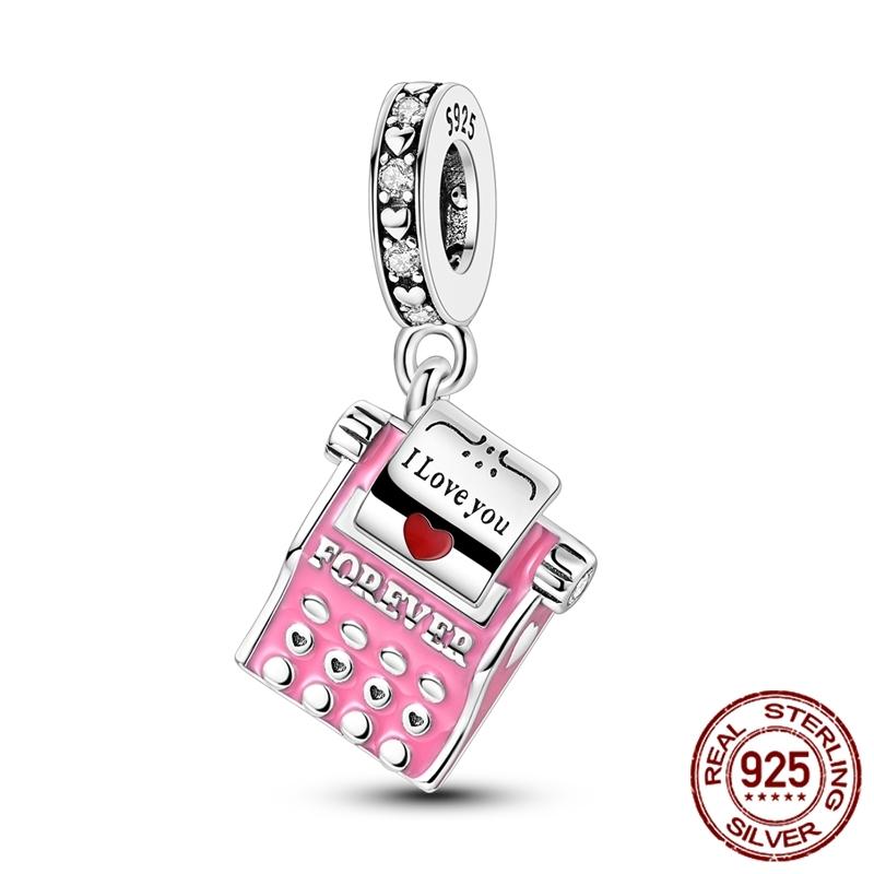 New In Copper Charm Pendants Bead Fits Genuine Bracelets Necklaces DoItYourself Woman Jewellery Gifts For Women Friend