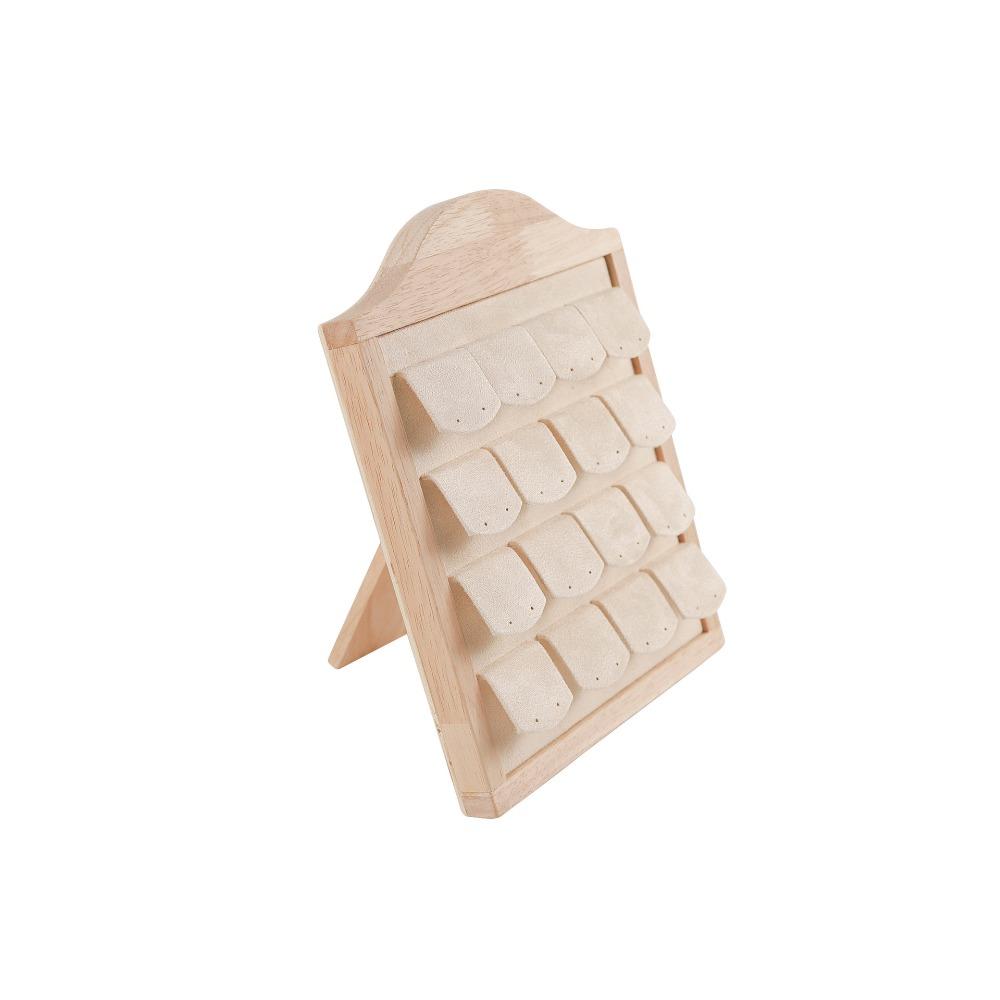 Vertical Wooden Jewelry Tray Large Capacity Jewelry Display Holder  Jewelry Storage