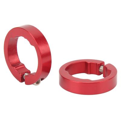 2 Piezas Puños de Bicicleta Anillos de Sujeción Aleación de Aluminio Hermosos Prácticos Abrazaderas de Bloqueo para Puños de Bicicleta para