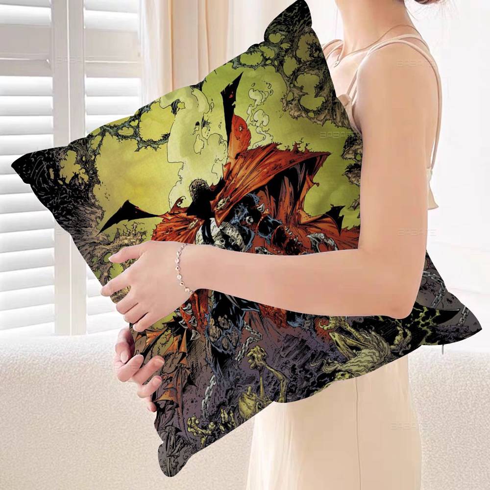 Supernatural Horror Film S-Spawn Cushion Cover Pillow Cover Decor Pillowcase Printed Cushion Case For Couch