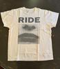 Vintage tričko s krátkým rukávem RIDE Band Collection, bílé, všechny velikosti, unisex