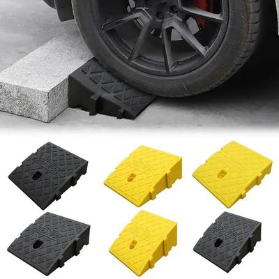 Car Wheel Driveway Ramps Portable Tires Curb Ramps Anti-Slip Threshold Ramp For Car Trailer Truck Bike Auto Accessories Amagi