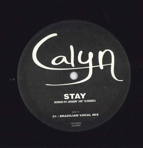 

12inch Record CALYN TSUKISHIMA - Stay (Remix) CALYN002 Rhythmedia Trib 2000 Japan Dance & Electronica Used