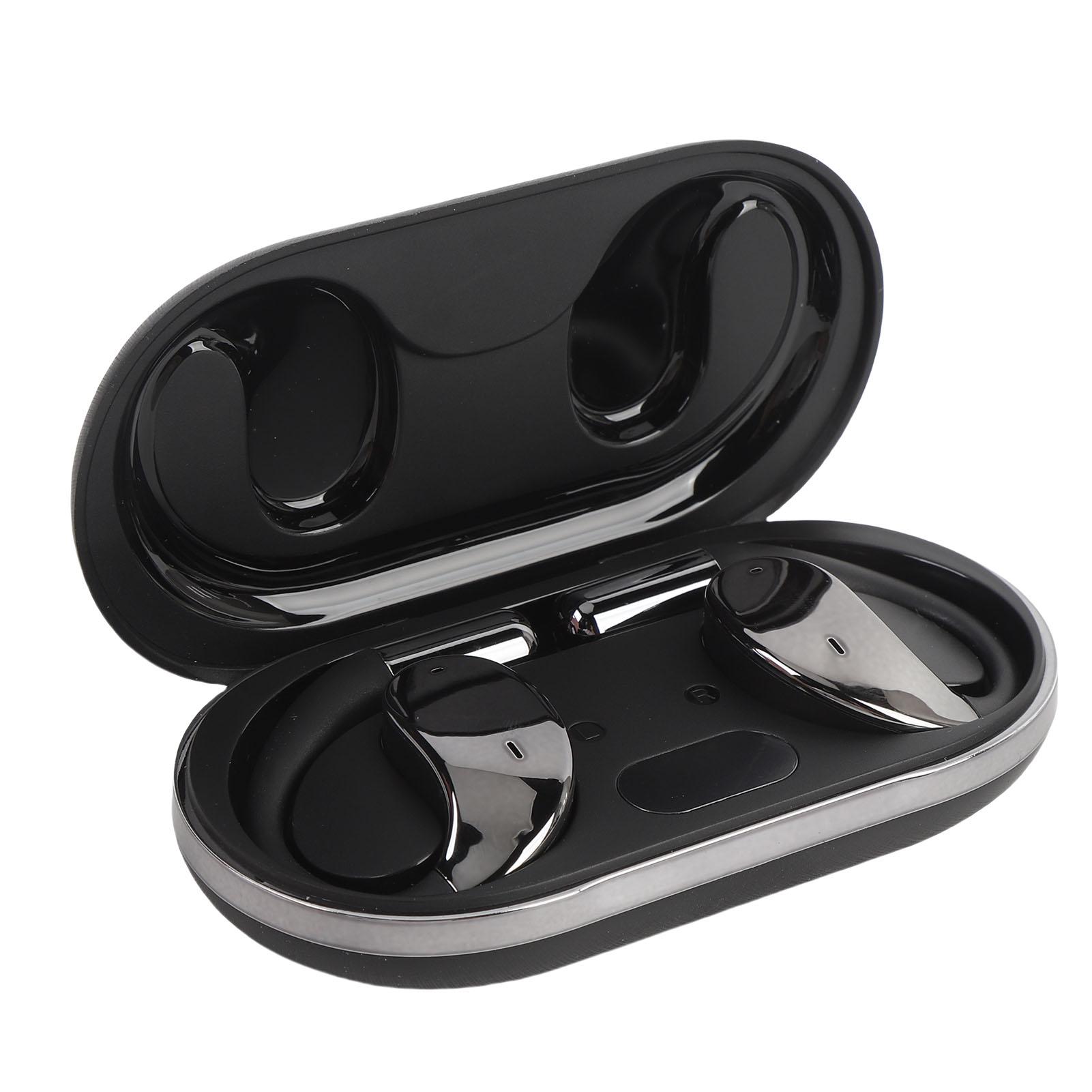 

Al Переводчик Наушник Bluetooth V5.4 Заушный крючок Переводчик языков Наушники Долгое время работы от аккумулятора Черный чёрный