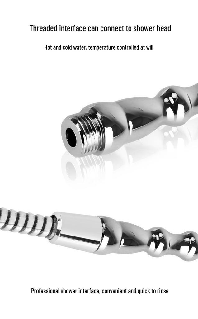 Metal Anal Dilator & Dual-Use Butt Plug for Expansion Training