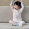 2025 Spring/Summer Children's Lycra-Cotton Pajamas: Korean Style, Tagless, Casual Home Wear Set