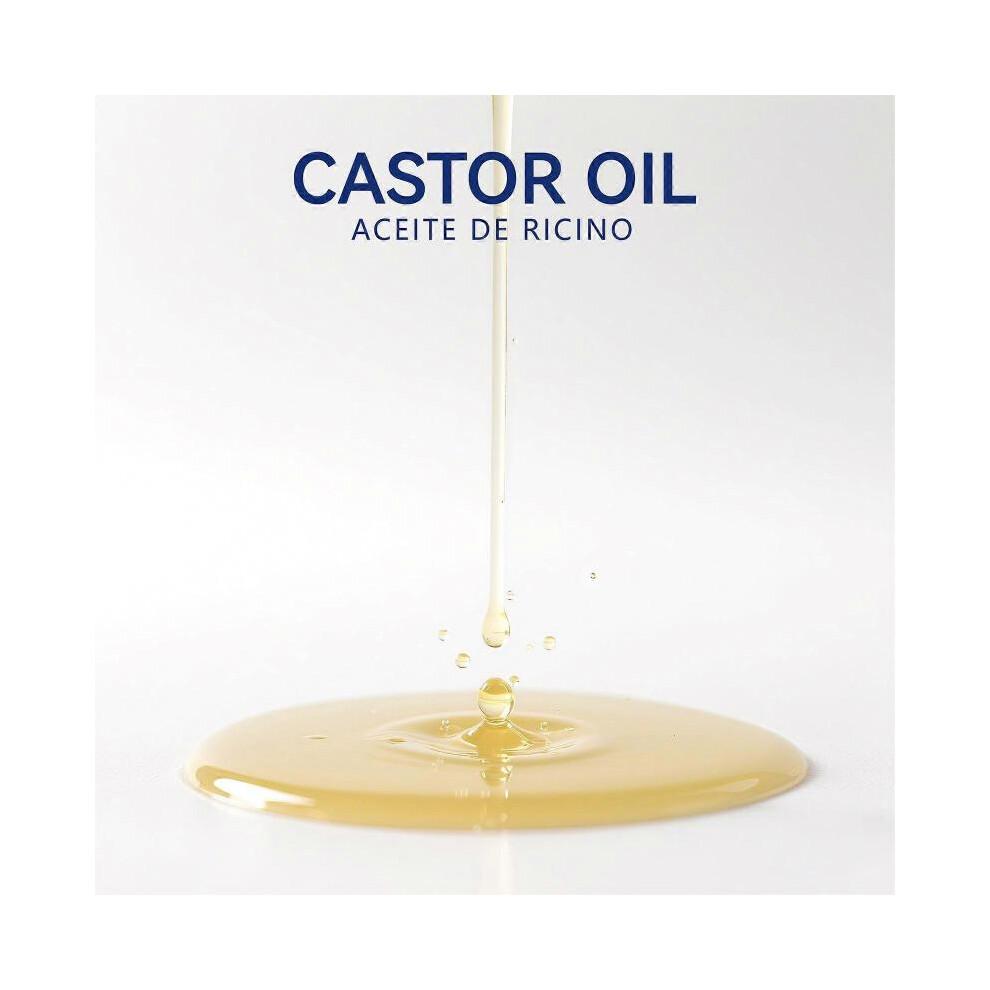 Castor Oil Roll On, Pure for Skin,Brows & Lashes and Less Mess Castor Oil Packs,Hexane-Free,Cold-Pressed 1.7oz (50mL)