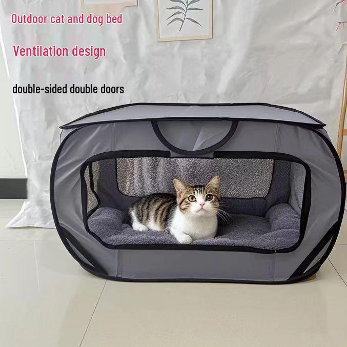 

Складной устойчивый к царапинам портативный собачий вольер из ткани Оксфорд для автомобиля и использования на открытом воздухе 92*52*52