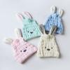 Children's Dry Hair Cap Coral Velvet Cartoon Rabbit Ear Suction Cap Female Adult Shower Cap