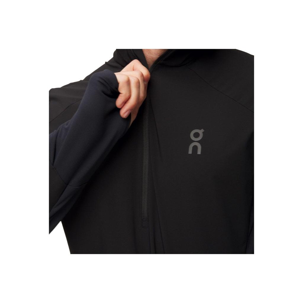 On Trail Breaker Elastic DWR PFC Pullover Comfortable Half-Zip Lg Sleeve Sweatshirt Men Sweatshirt Black 13300705